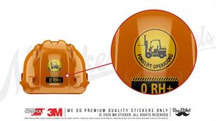 ISG25 Reflektif Forklift Operatoru Yazili Etiket