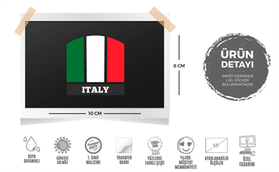 ITF1 Italya Bayrak Etiketi