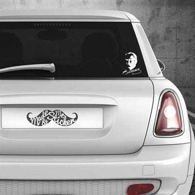 MKA5 Kemal Ataturk Silueti - Mat Beyaz