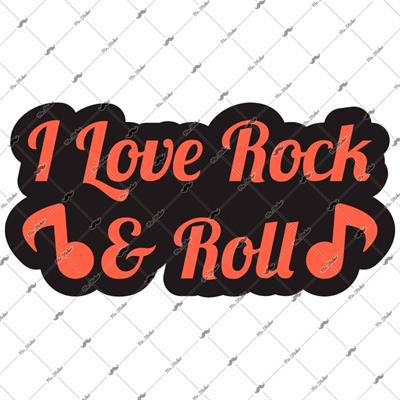 MSC13 I Love Rock & Roll Etiketi