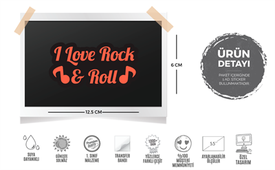 MSC13 I Love Rock & Roll Etiketi