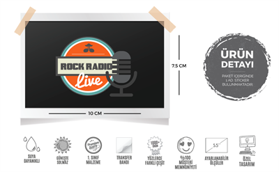 MSC23 Rock Radio Etiketi