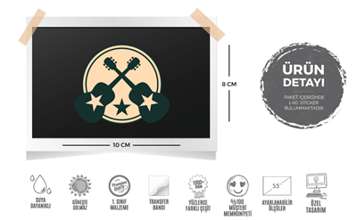 MSC32 Cift Gitar Etiketi