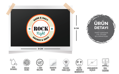 MSC6 Rock Night Etiketi