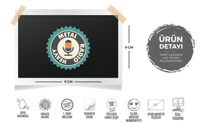 MSC7 Heavy Metal Radio Etiketi