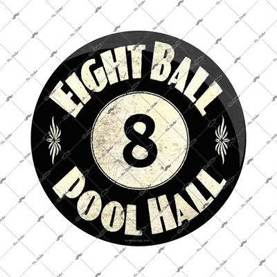 MSL1 Bilardo Topu No 8 Etiketi