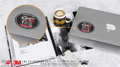 MSL102 Astronot Motorcu Etiketi