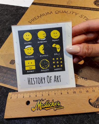 MSL104 Poloroid Sanat Tarihi Etiketi