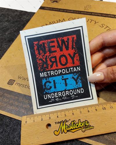 MSL111 New York Yazili Etiket