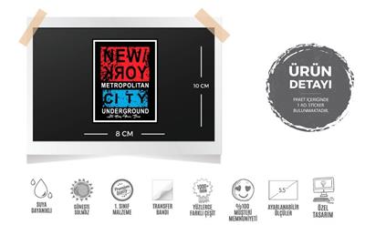 MSL111 New York Yazili Etiket