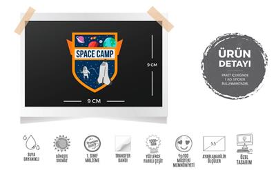 MSL116 Uzay Kampi Etiketi