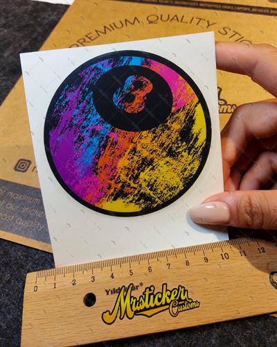 MSL129 Eight Ball Bilardo Topu Etiketi