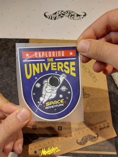 MSL130 Uzay Kesfi Yazili Etiket