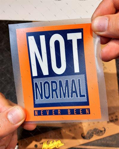 MSL135 Normal Degil Yazili Etiket