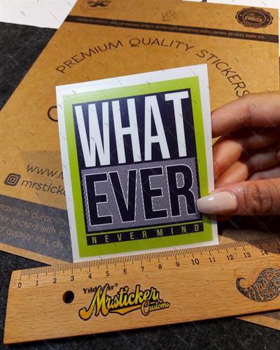 MSL136 Neyse Bosver Yazili Etiket