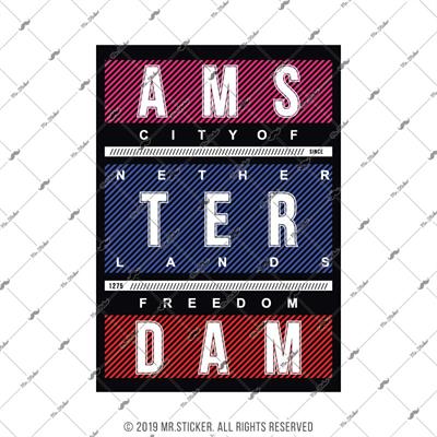 MSL144 Amsterdam Yazili Etiket