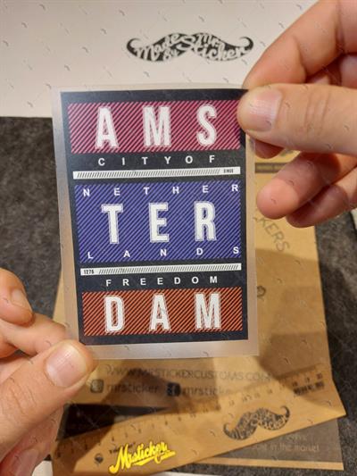 MSL144 Amsterdam Yazili Etiket