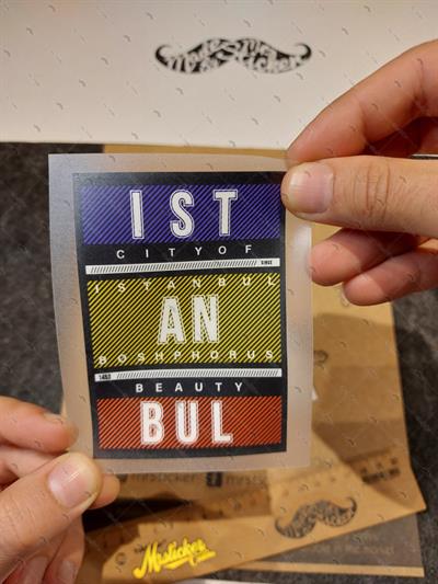 MSL145 Istanbul Yazili Etiket