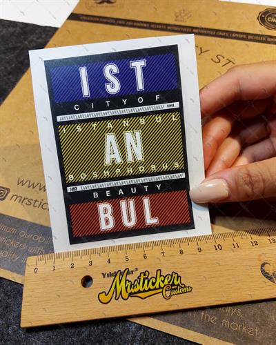 MSL145 Istanbul Yazili Etiket