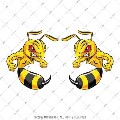 MSL146 Steroidli Ari Etiketi Simetrik 2li Set