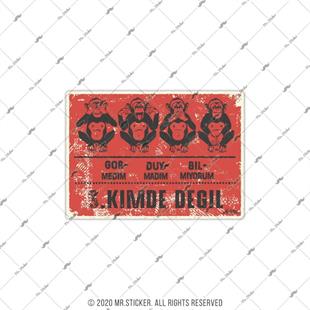 MSL147 4 Maymun Etiketi