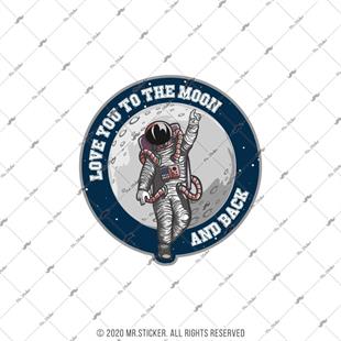 MSL151 Love You to the Moon and Back Yazili Etiket