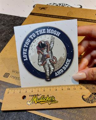 MSL151 Love You to the Moon and Back Yazili Etiket