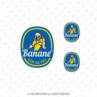 MSL161 Banane Cok da Fifi Etiket Seti