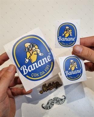 MSL161 Banane Cok da Fifi Etiket Seti