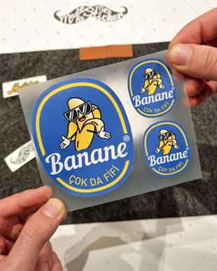 MSL161 Banane Cok da Fifi Etiket Seti