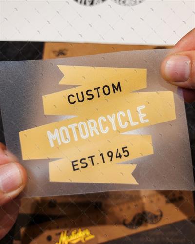 MSL19 Custom Motosiklet Etiketi