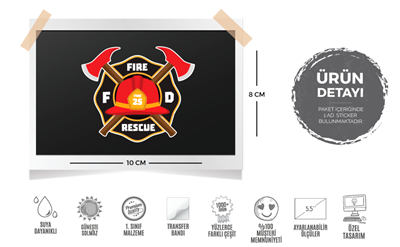 MSL24 Itfaiyeci (Fireman) Etiketi