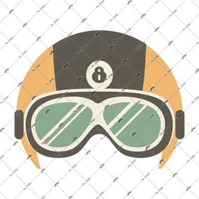 MSL31 Gozluklu Kask No 8 Etiketi