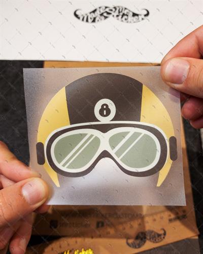 MSL31 Gozluklu Kask No 8 Etiketi