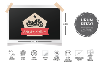 MSL54 Motosiklet Etiketi