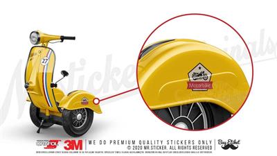 MSL54 Motosiklet Etiketi