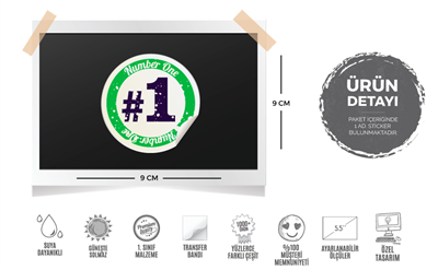 MSL64 Yesil No1 Amblem Etiketi