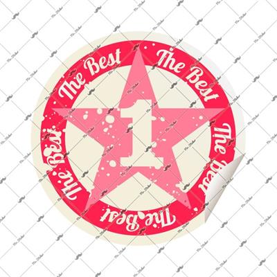 MSL65 Pembe No1 Amblem Etiketi