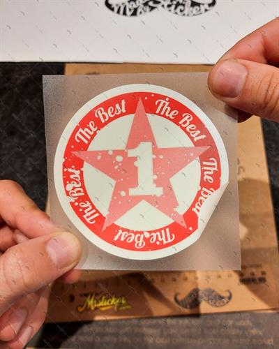 MSL65 Pembe No1 Amblem Etiketi