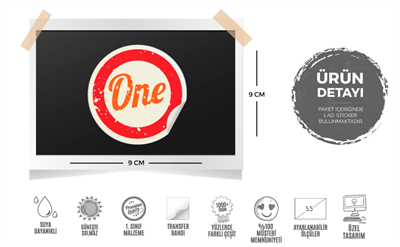 MSL66 One Amblem Etiketi