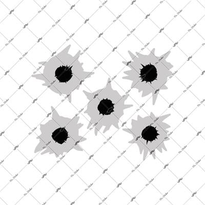 MSL9 Kursun Delikleri Etiketi 5li Set