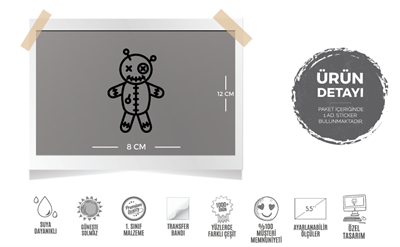 MSL99 Woodo Bebeği Etiketi