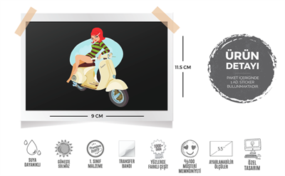 PNP16 Pinup Kizi Etiketi