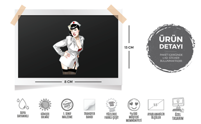 PNP2 Pinup Kizi Etiketi