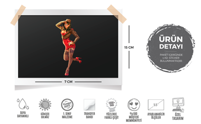 PNP25 Pinup Kizi Etiketi