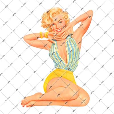 PNP3 Pinup Kizi Etiketi