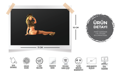 PNP30 Pinup Kizi Etiketi