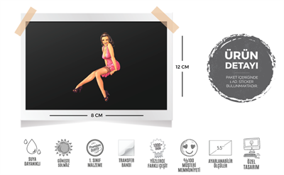 PNP31 Pinup Kizi Etiketi