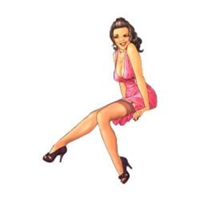 PNP31 Pinup Kizi Etiketi