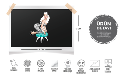 PNP35 Pinup Kizi Etiketi